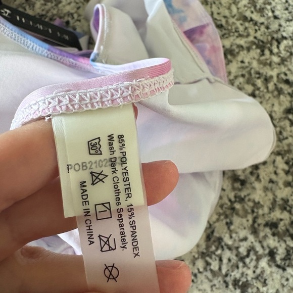 Tempt Me Two Piece High-Waisted Swimsuit with Ruffle and Tummy Control Bottoms - Picture 5 of 6